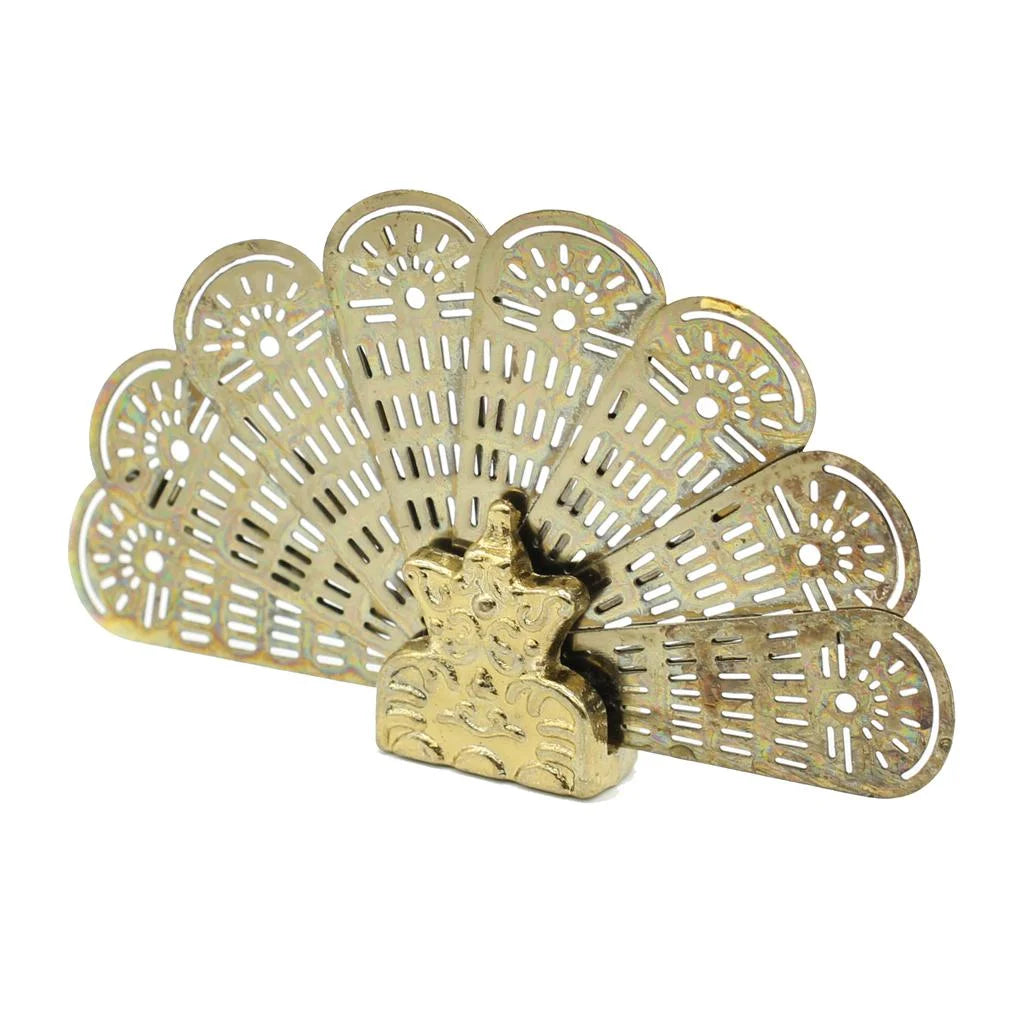 Miniature Metal Fireplace Fan For 1/12 Scale Dollhouse Accessory R365635