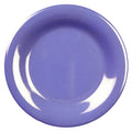 Purple 7 5/8x22 Wide Rim Plate, Melamine, Pack of 6 N7167