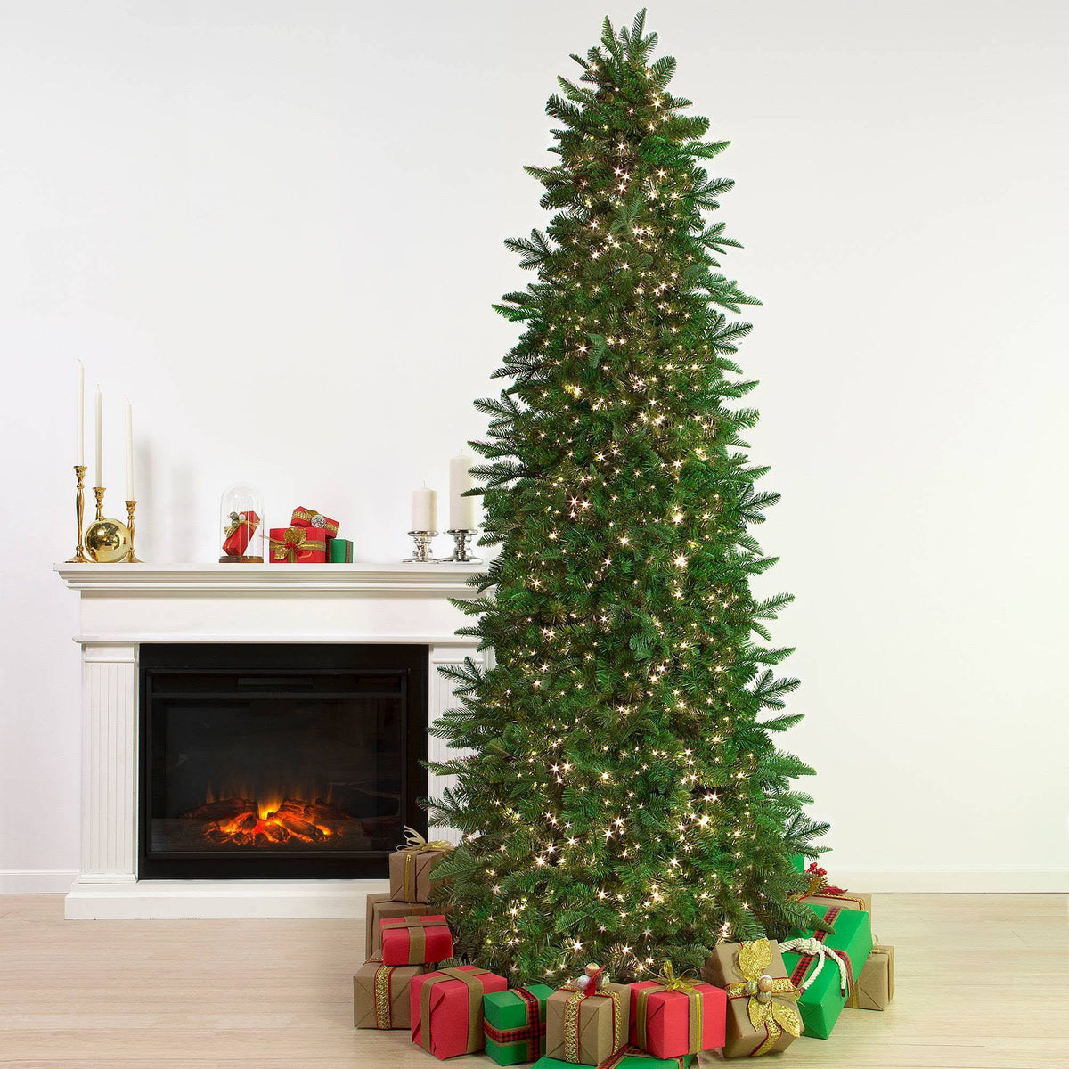 7.5' Pre-Lit Green Tree with Fairy Lights N89442