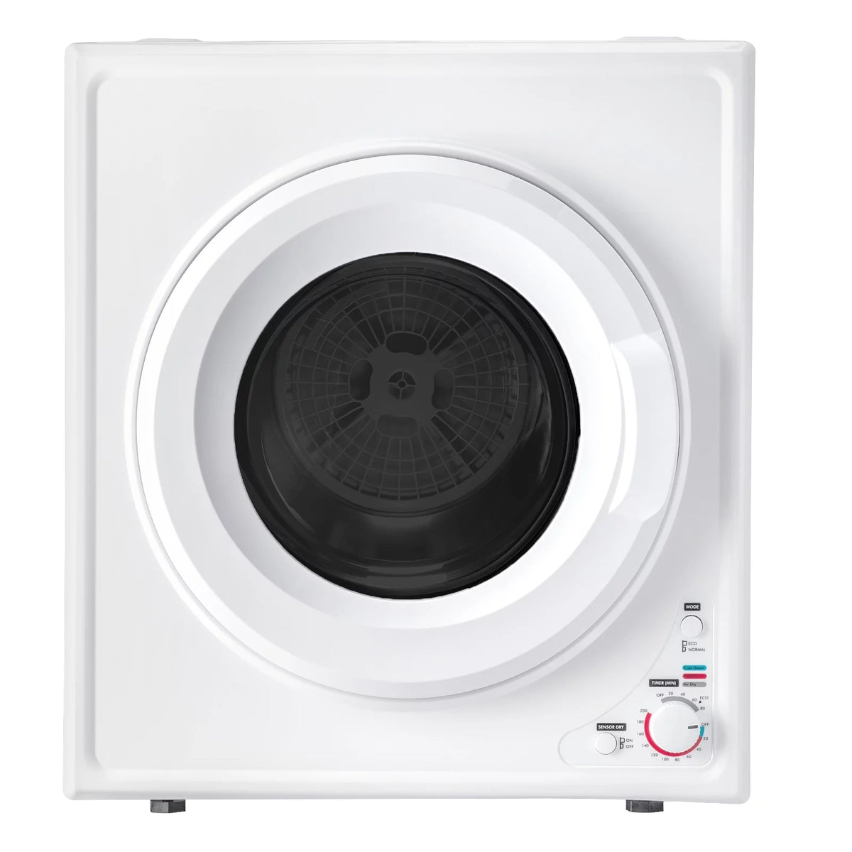 White 2.6 cu ft Compact Electric Dryer Q8636