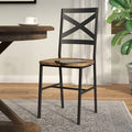 Barnwood Cross Back Side Chair P362176