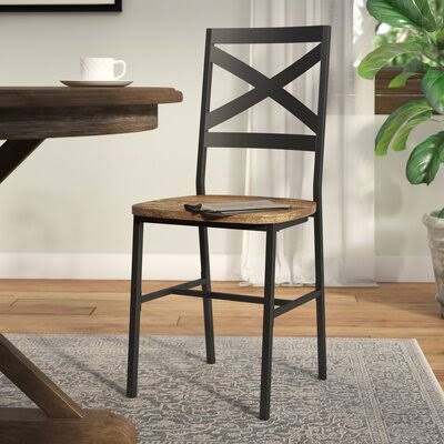 Barnwood Cross Back Side Chair P362176