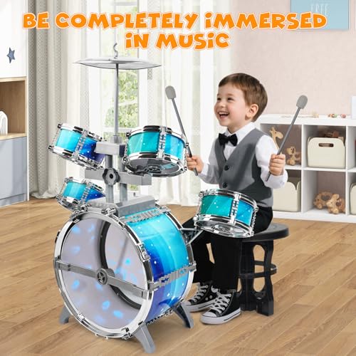 Kids Drum Set with 5 Pcs Drums V130