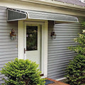 66-in Wide x 42-in Projection Graystone Solid Fixed Door Awning J51711