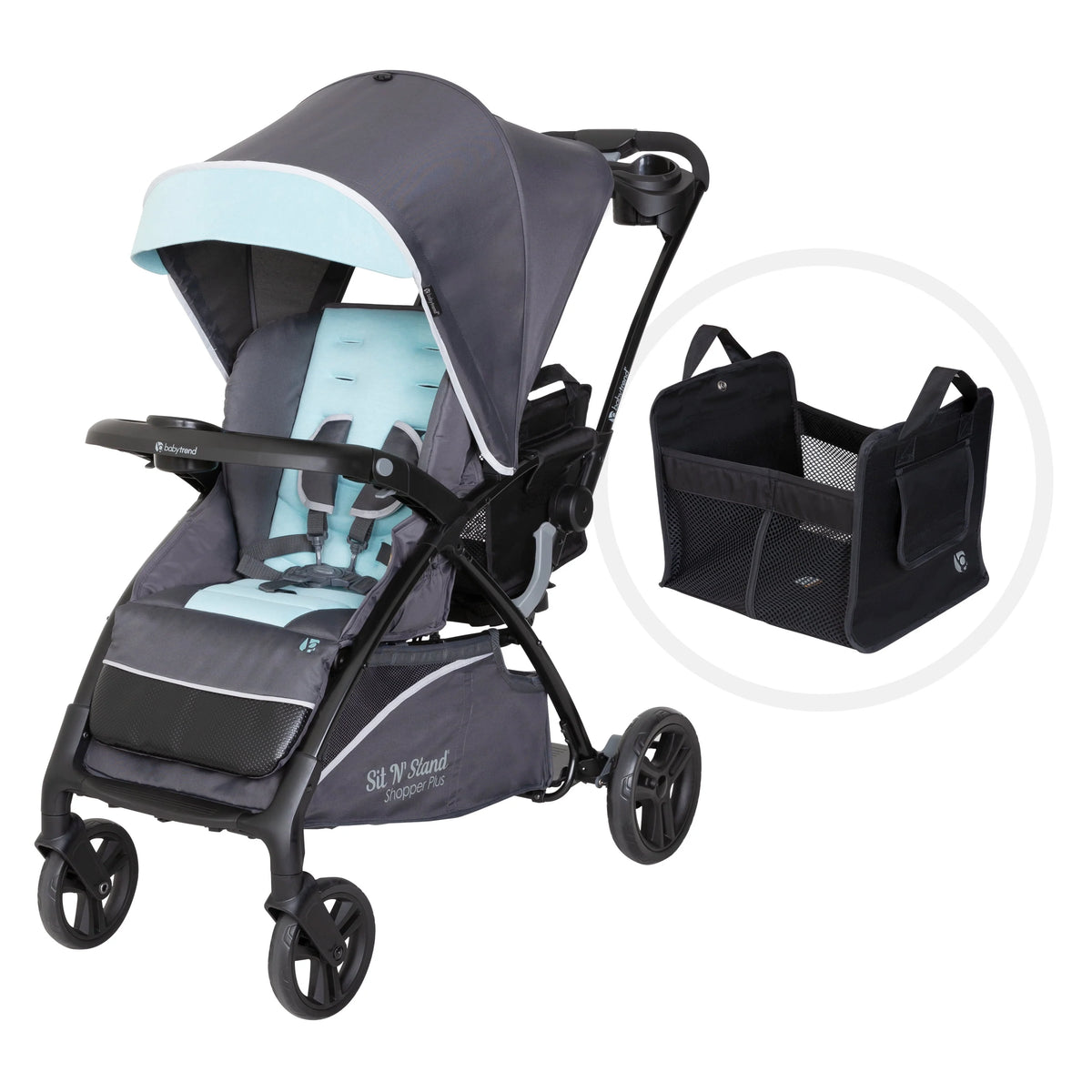 Pink 5-in-1 Stroller W4633