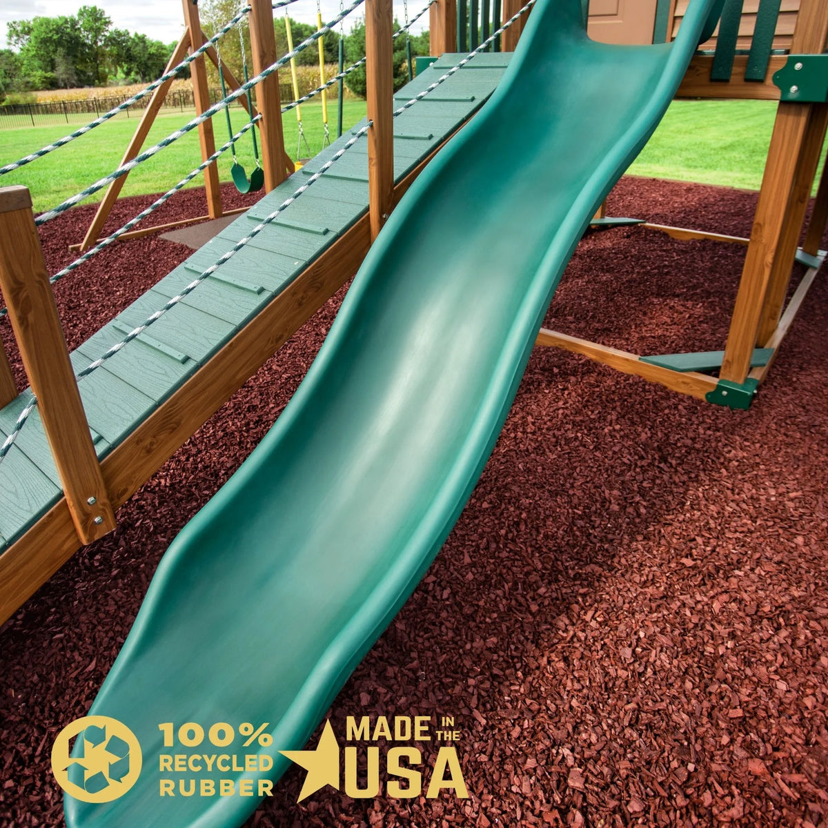 Red Rubber Mulch 75 cu ft S743064