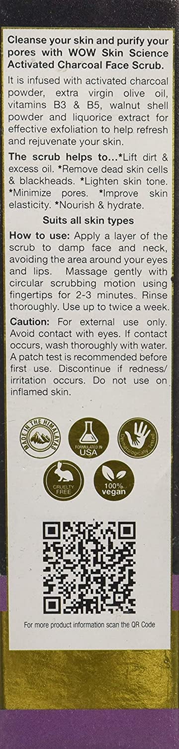 Charcoal Face Scrub 100ml I2140