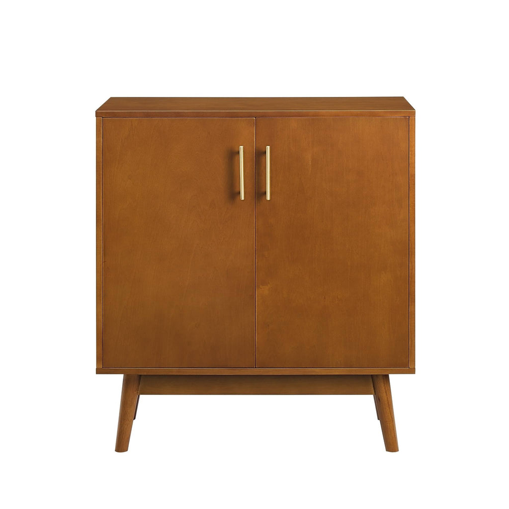 White Mid-Century Accent Cabinet C34006