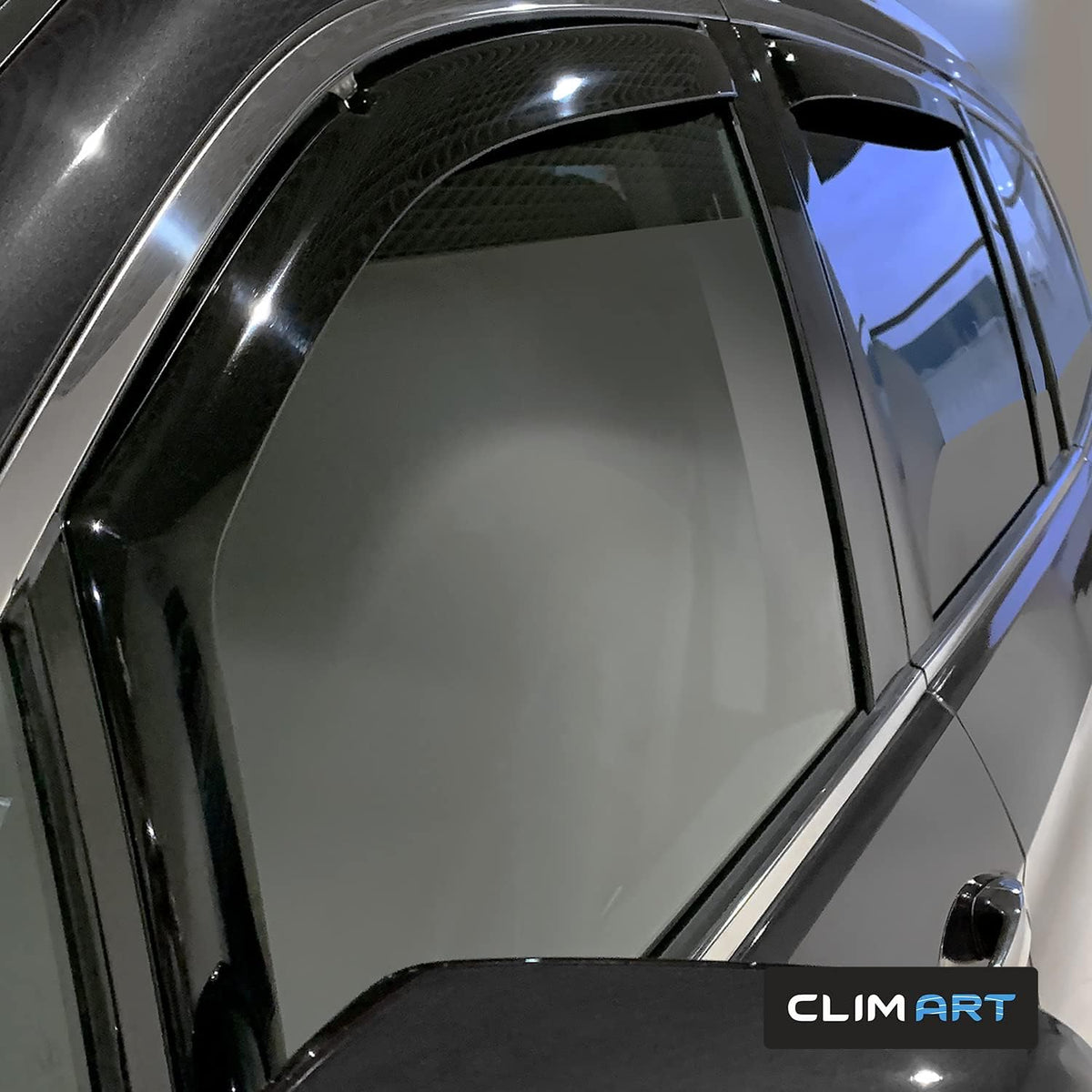Dark Smoke In-Channel Window Deflectors 4pcs J889054