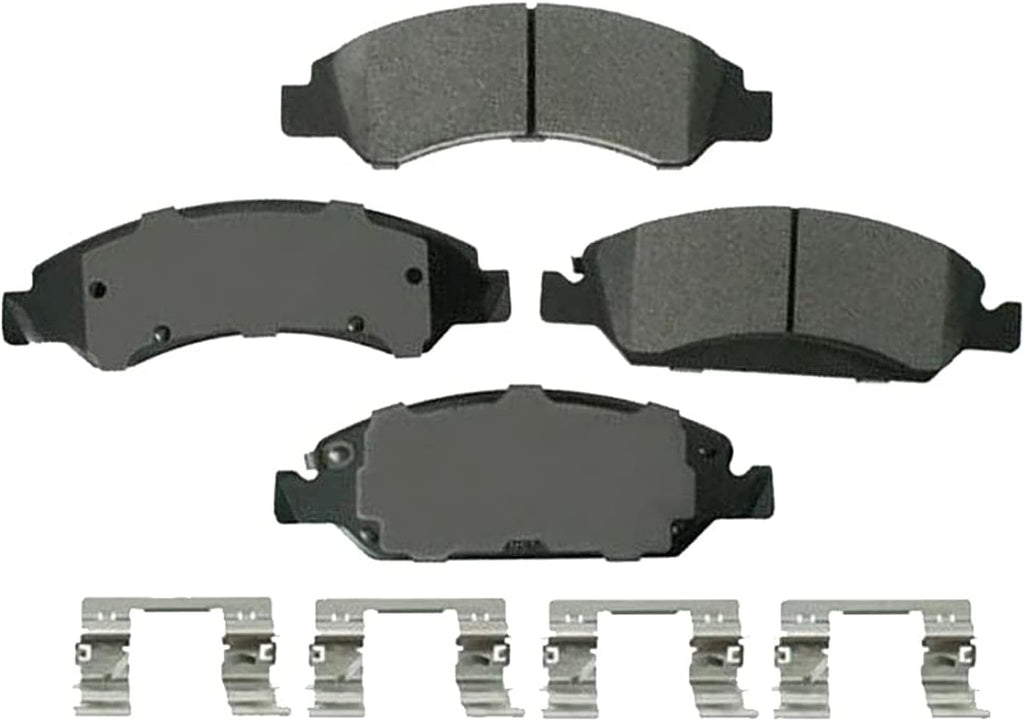 Front Drilled Slotted Disc Rotors and Brake Pads 6pc Set S1567