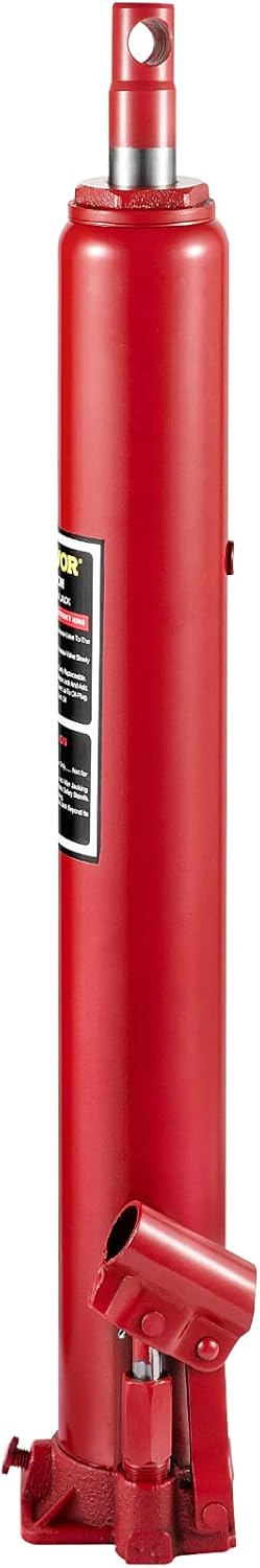 Hydraulic Long Ram Jack, 4 Tons Capacity, Red, Pack of 2 S272668
