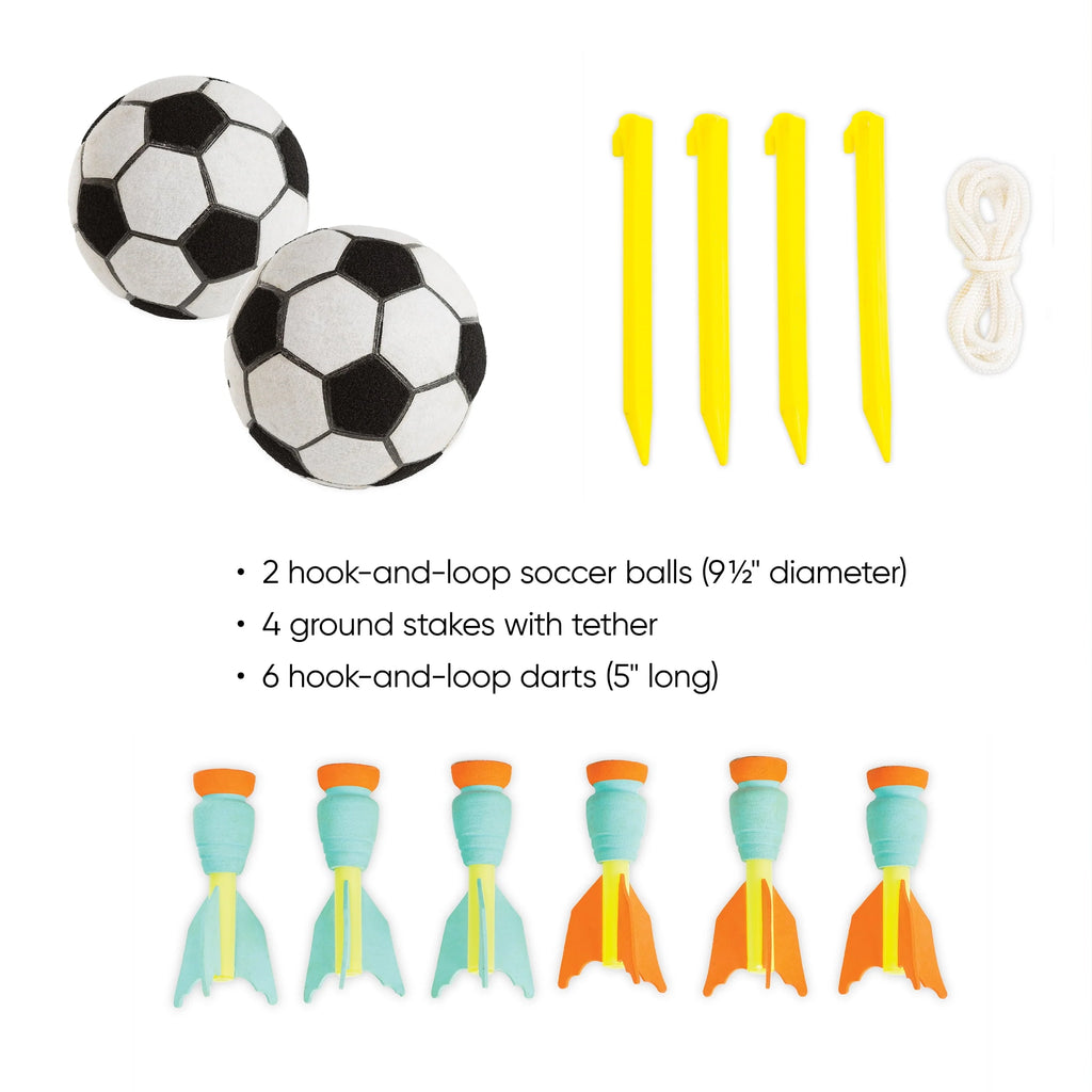 57-Inch Inflatable 2-in-1 Darts and Soccer Game B15279