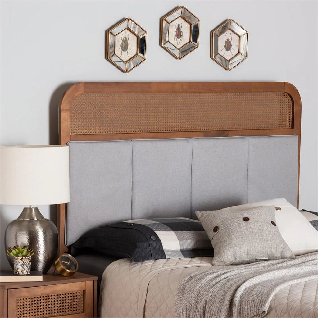 Wood & Fabric King Size Headboard C443406