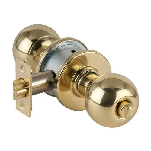 Bright Chrome Keyed Entry Handle Q911605