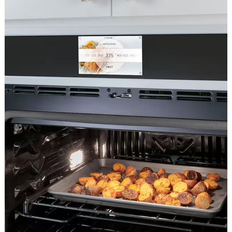 30 in. Smart Double Electric Wall Oven with Convection Self-Cleaning in Matte White X641