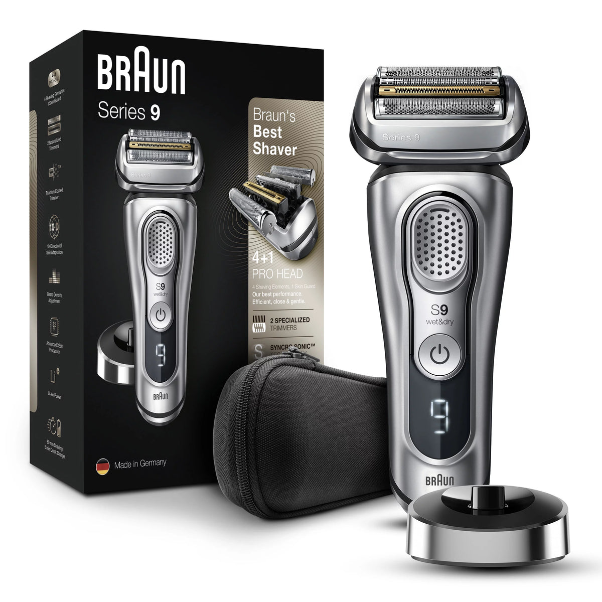 Wet Dry Electric Shaver with Charging Stand M31840