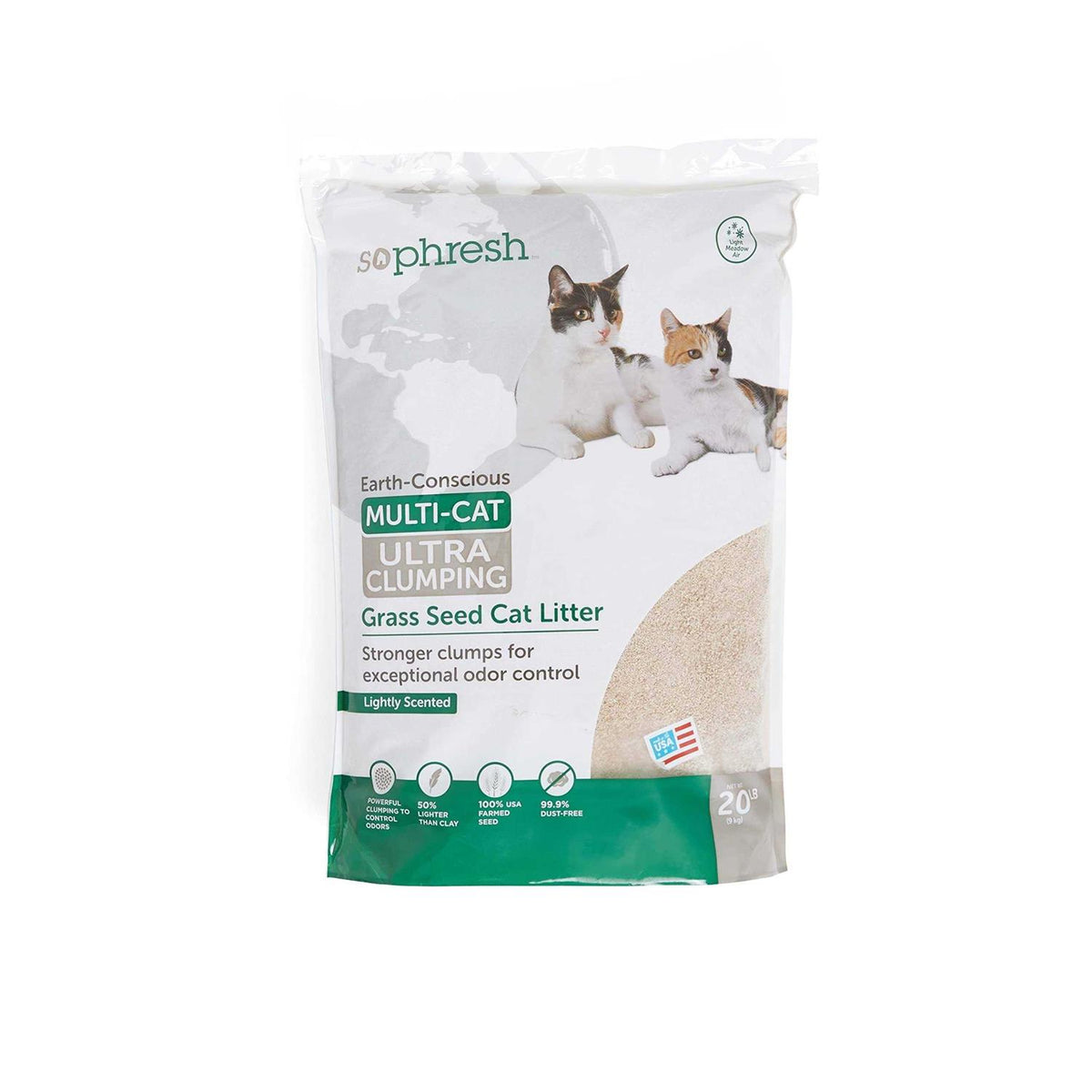 Scented Clumping Grass Seed Cat Litter W196