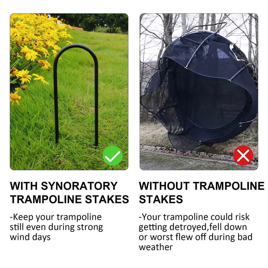 8 Pcs Heavy Duty Trampoline Ground Anchor D205910