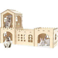 Extra Large Wooden Rabbit Hutch V60841
