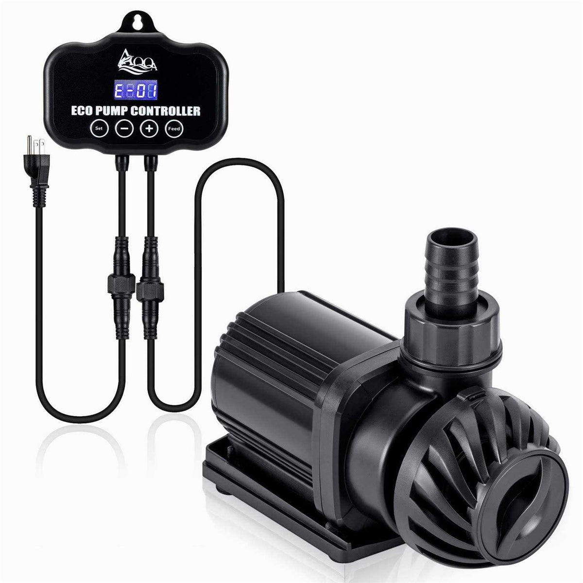 800-3200GPH Controllable Adjustable Submersible or External Water Pump Q175948