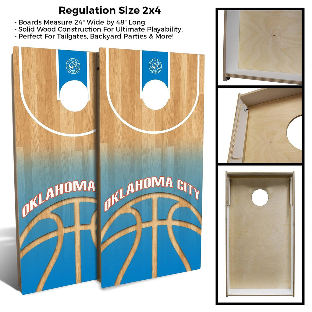 Cornhole Board Set with Lights & Case J588691