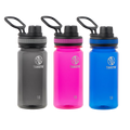 18oz Spout Bottle 3pk Black Fuchsia Royal D178