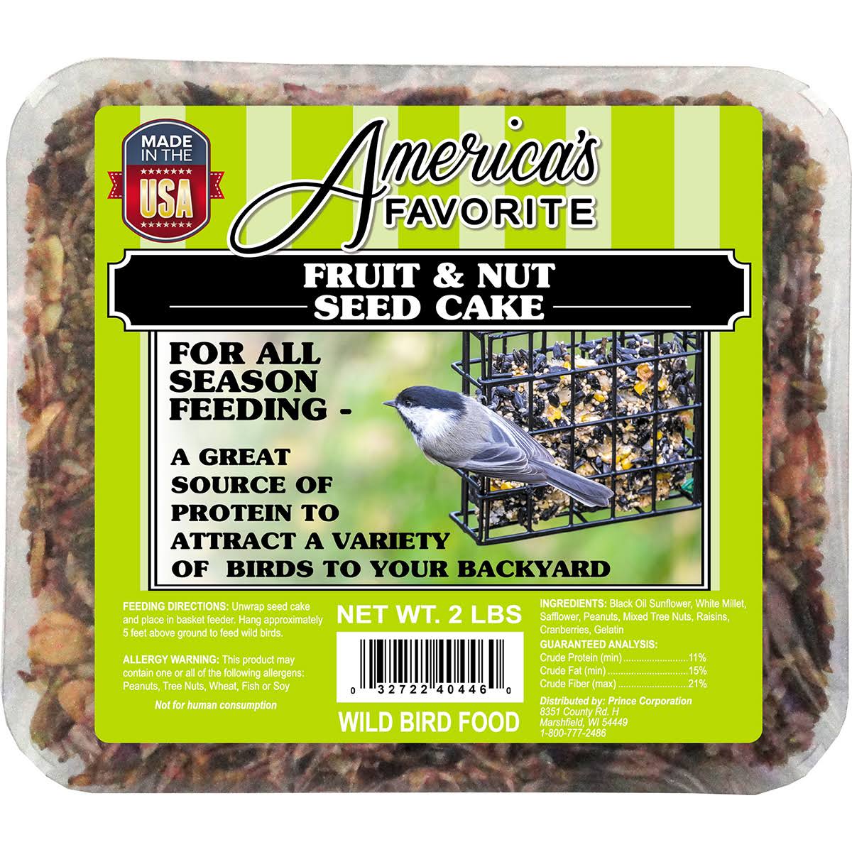 2 lbs Fruit and Nut Large Seed Cake Y31612