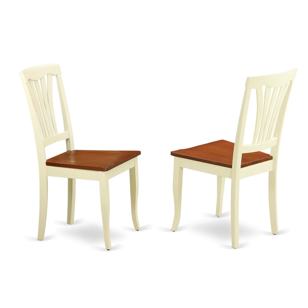 7 Piece Wood Kitchen Table Set S86334