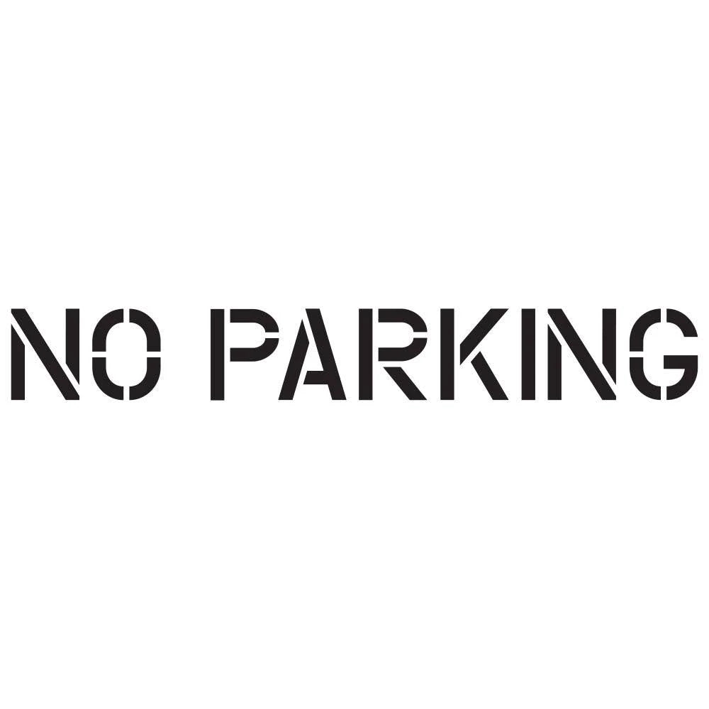 No Parking Stencil X98835