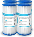 50 Micron Pleated Water Filter 10x4.5 Sediment Replacement Cartridge (4 Pack) Q79742