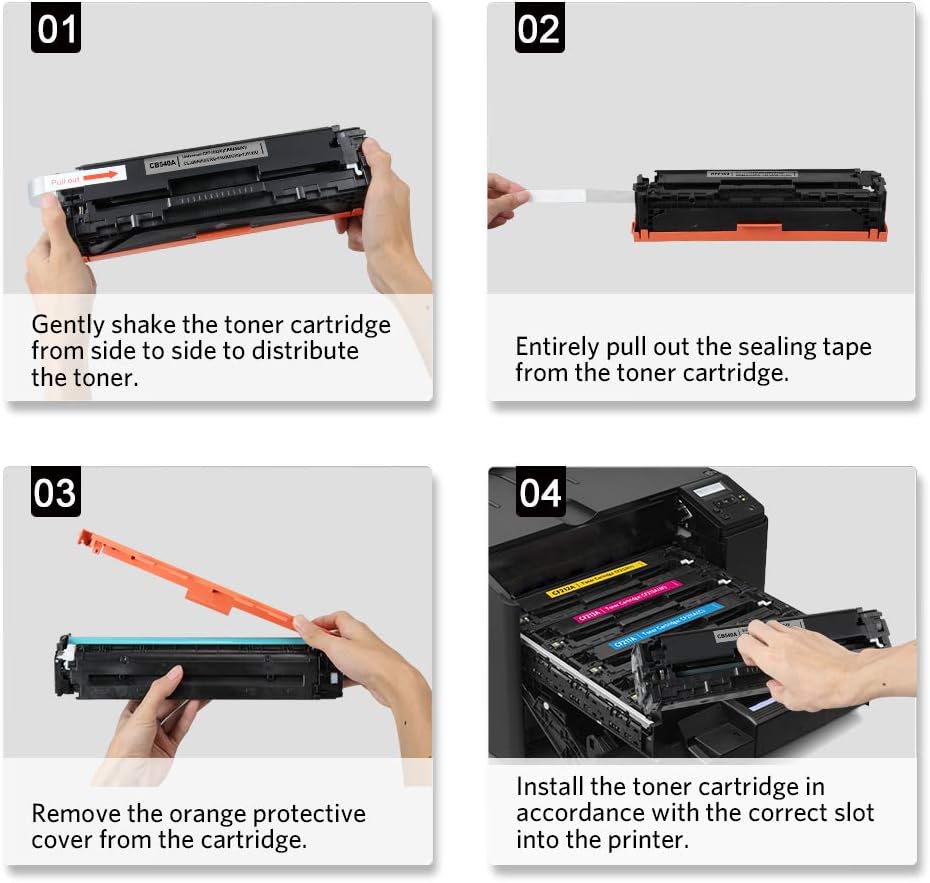 Black Cyan Magenta Yellow Toner Cartridge Q5359