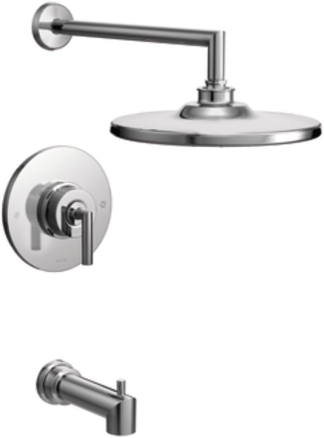 Chrome Tub and Shower Trim Kit with 10-Inch Rainshower M65620