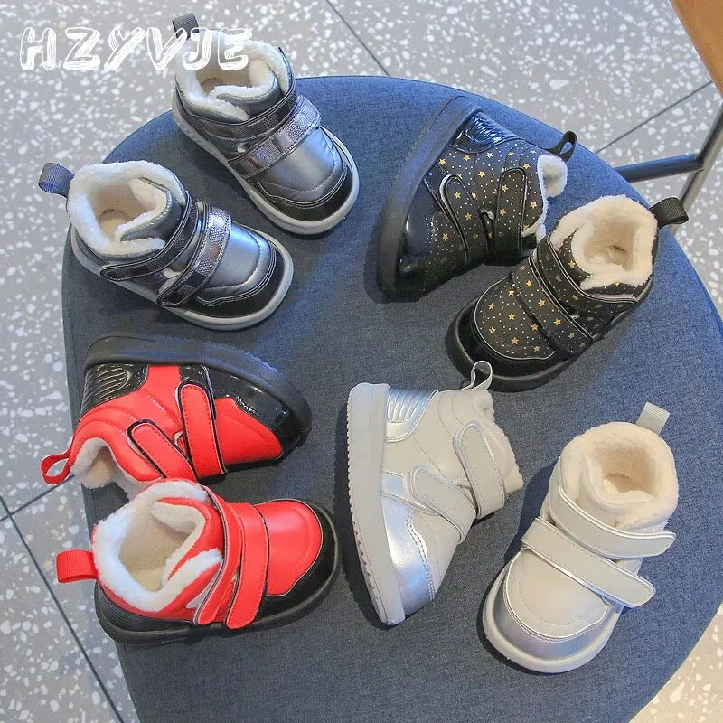 Silvery White Non Slip Warm Snow Boots U689336