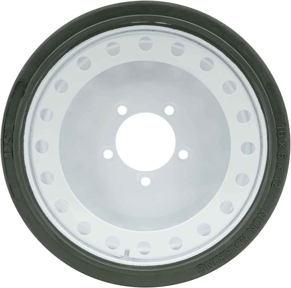 Non-Marking Scissor Lift Tires 16 x 5 x 12 Wheel Assembly U77549