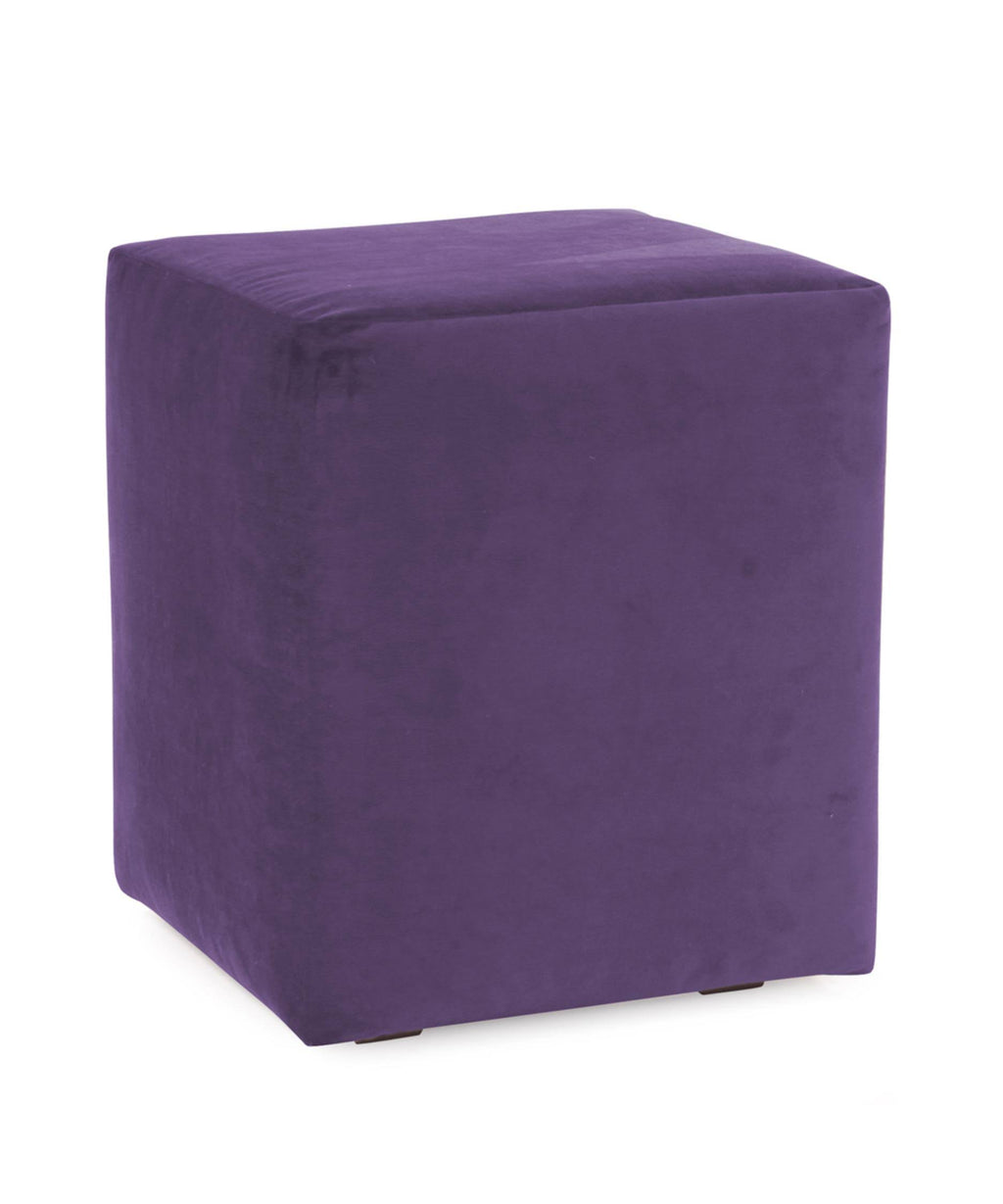Eggplant Cube Ottoman D755038