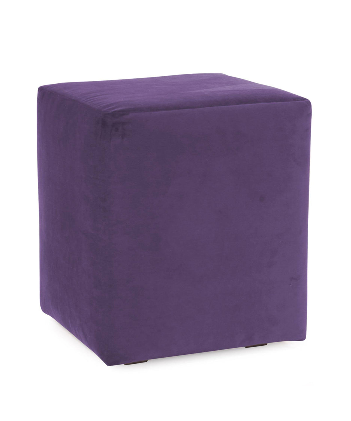 Eggplant Cube Ottoman D755038
