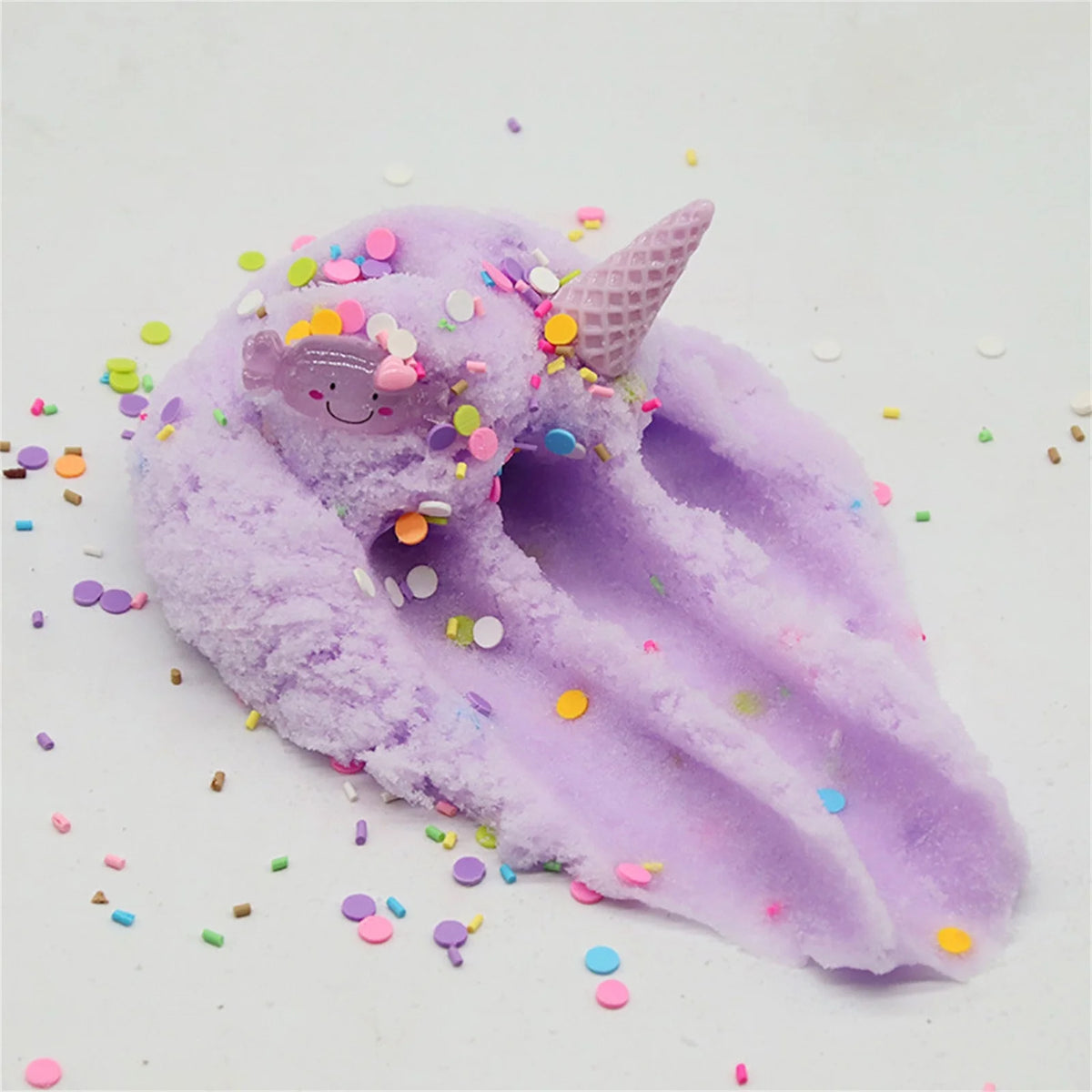 Scented Butter Slime Kit with Candy, Ice Cream, Fruit Charms H98386
