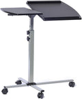 Graphite Rolling Adjustable Laptop Cart, Pack of 2 Z751885