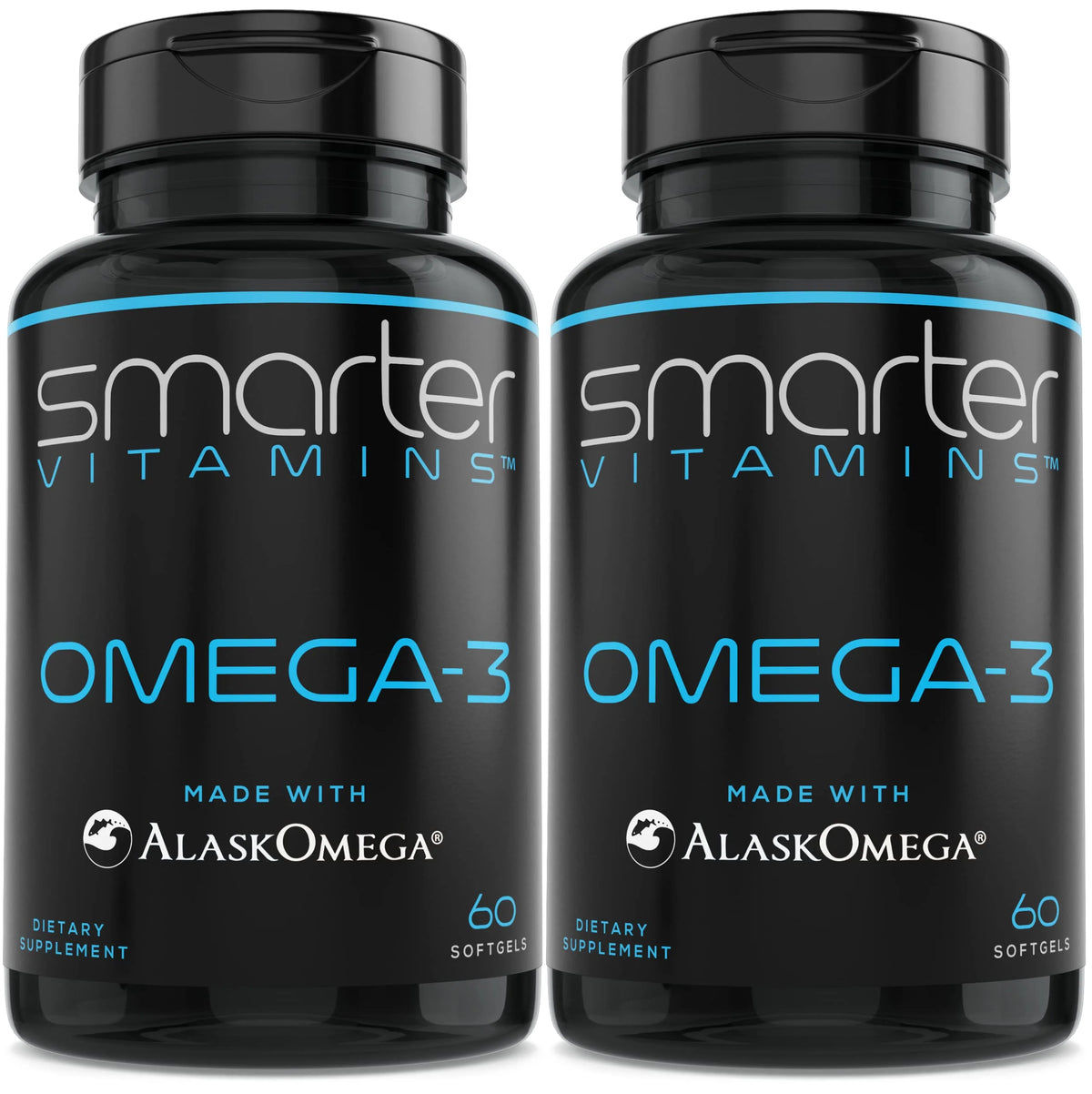 2 Pack 2000mg Omega 3 Fish Oil D3743