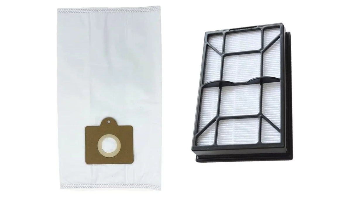 Kenmore Type C & Type Q Hepa Allergen Bags + EF-9 Hepa Media Filter V4107
