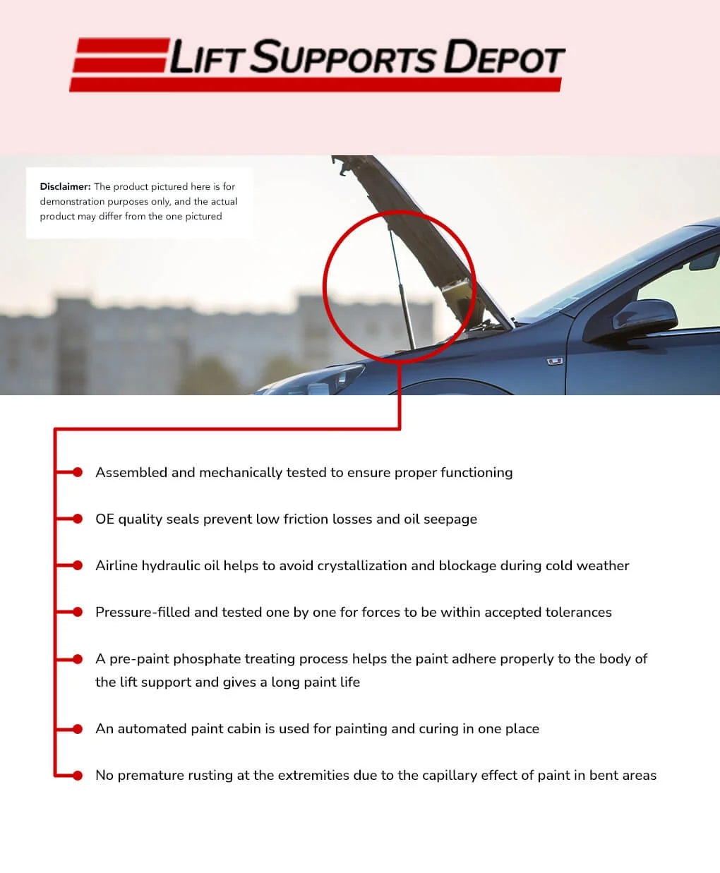 Hood Lift Gas Shock I72427