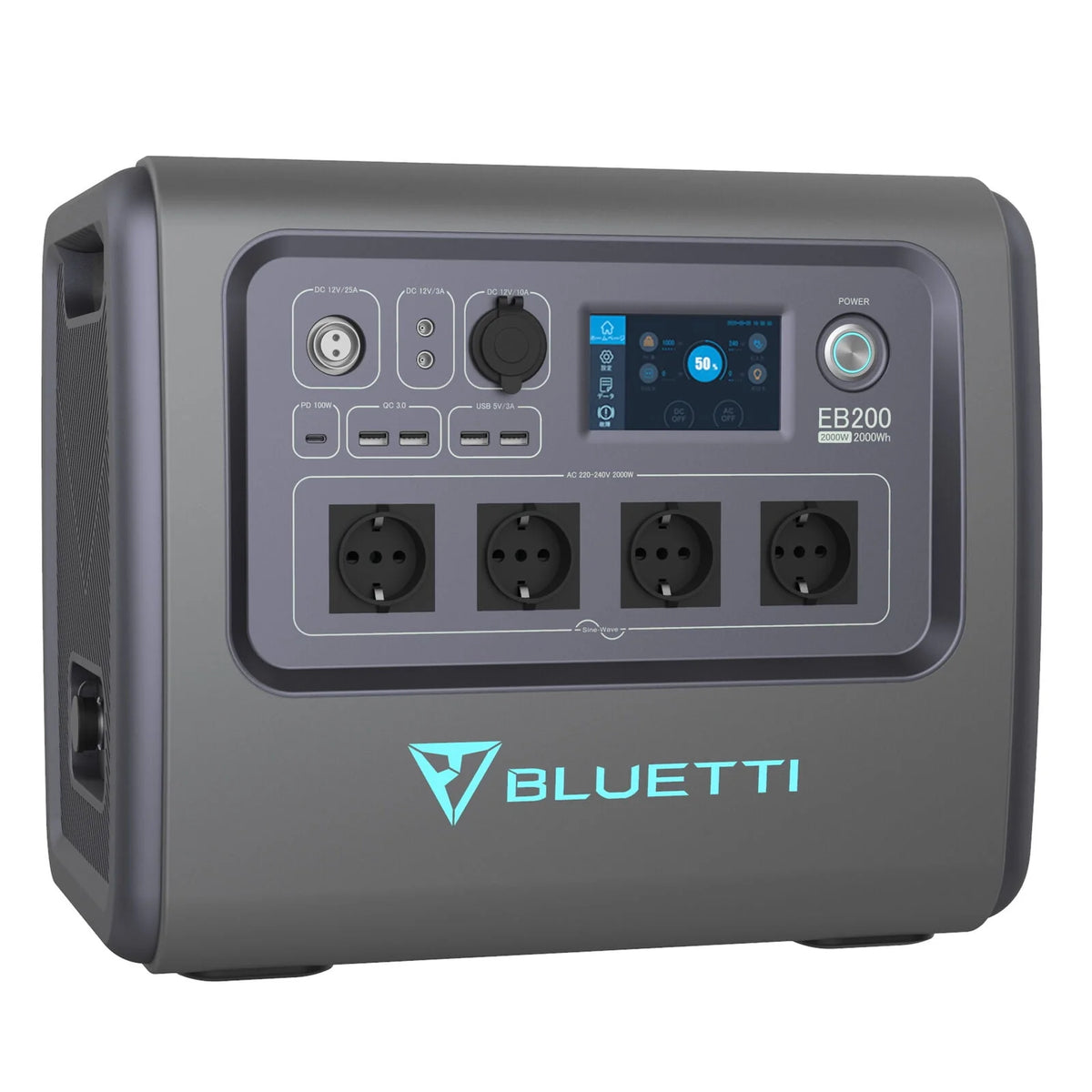 2000W Power Station Solar Generator W54145