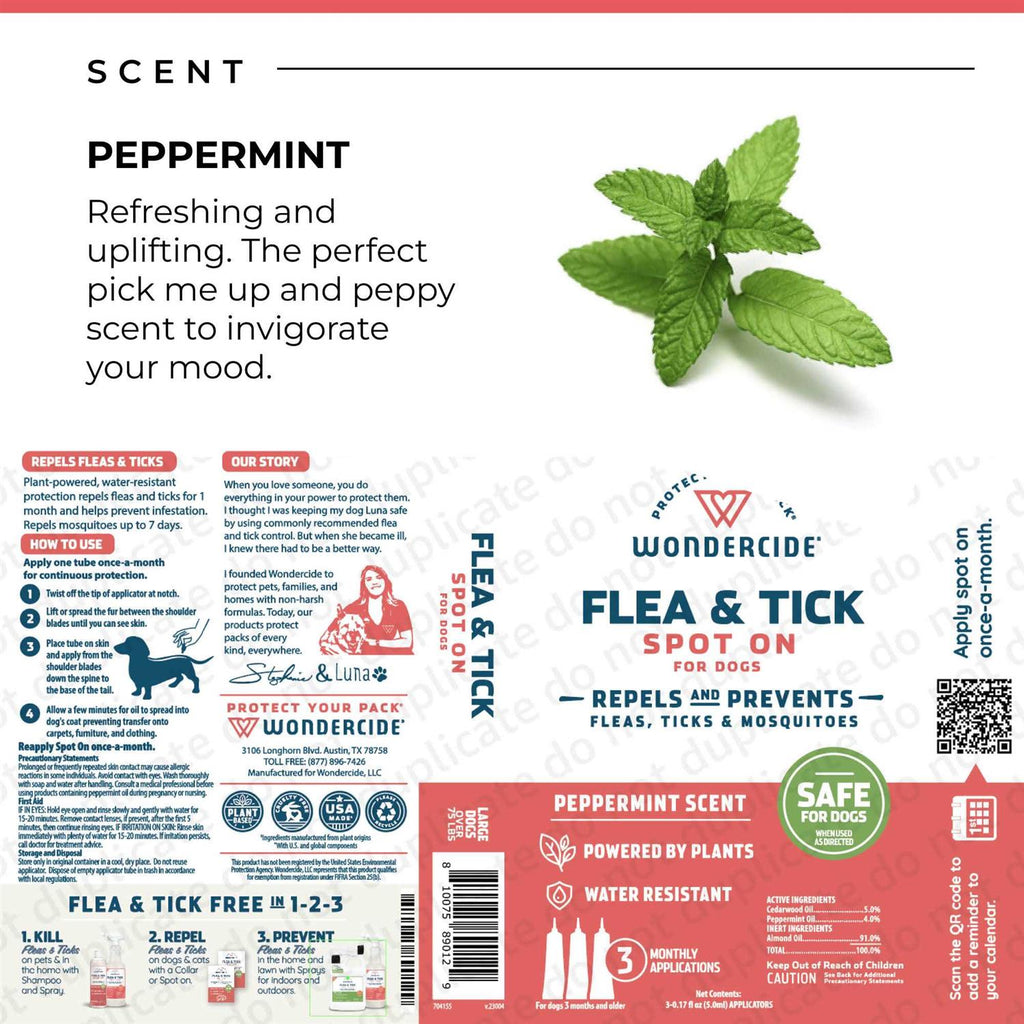 Flea & Tick Spot On for Dogs J454
