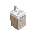 16 in. Wall Mount Wood Bathroom Vanity G53853