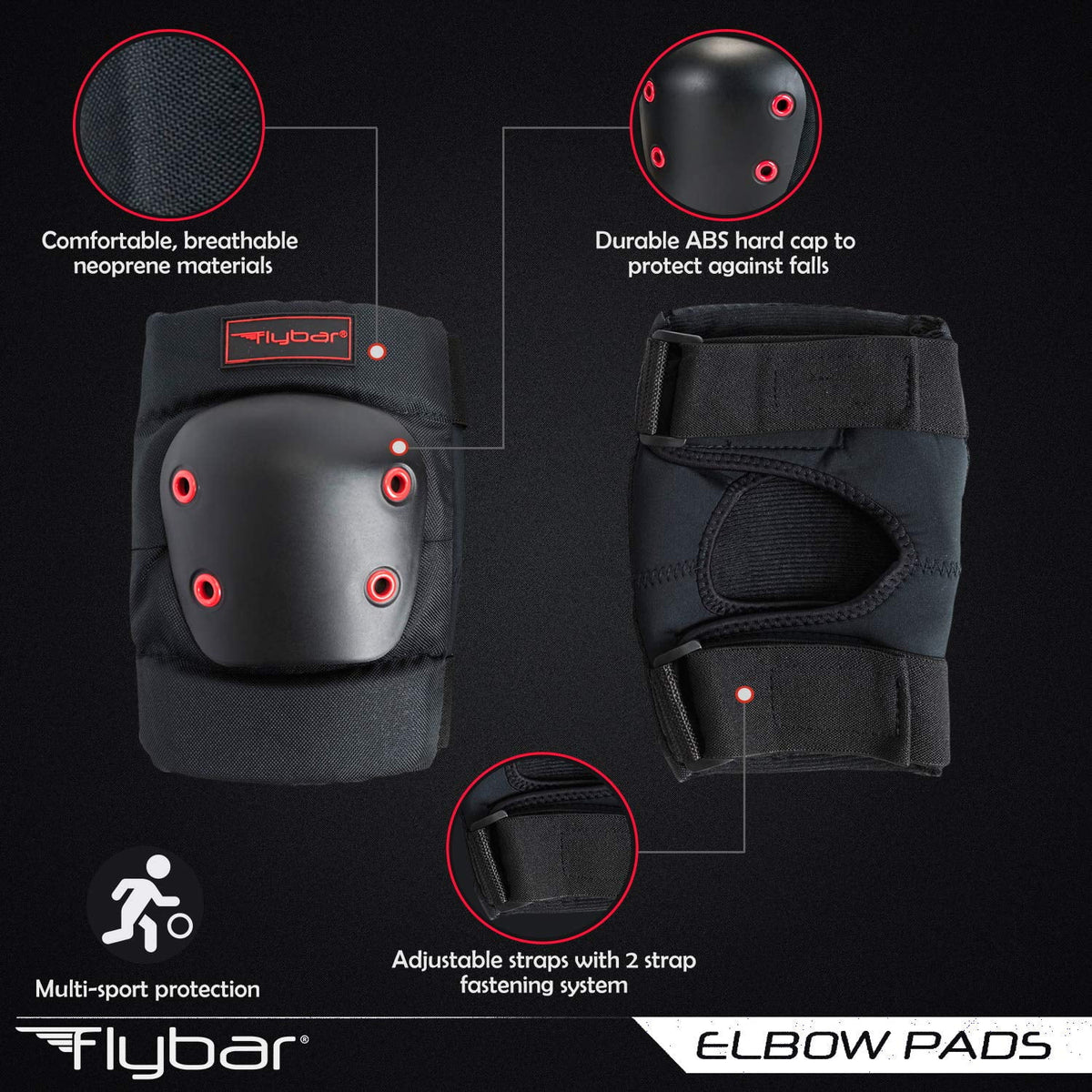 Kids Knee Pads and Elbow Pads Set with Wrist Guard X967325