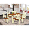 7 Piece Wood Kitchen Table Set S86334