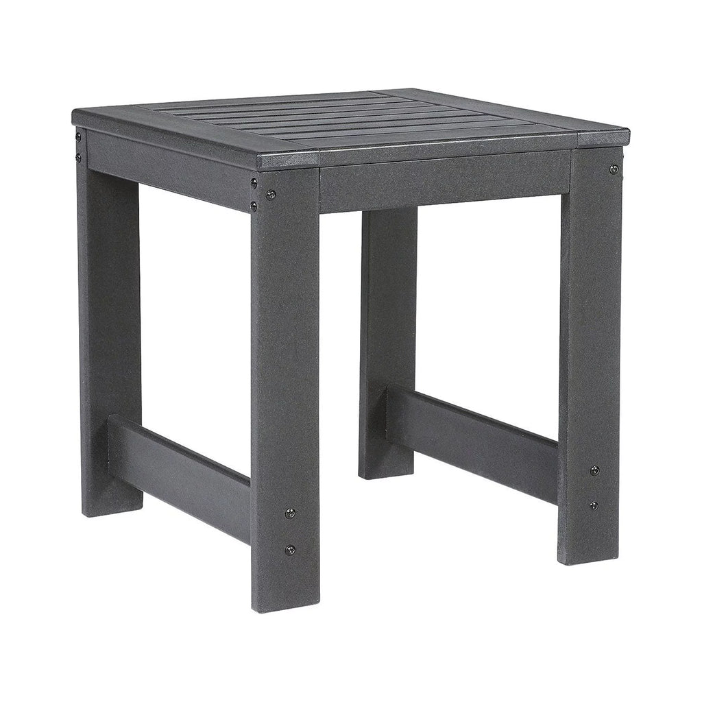 Charcoal Gray Outdoor End Table V24112