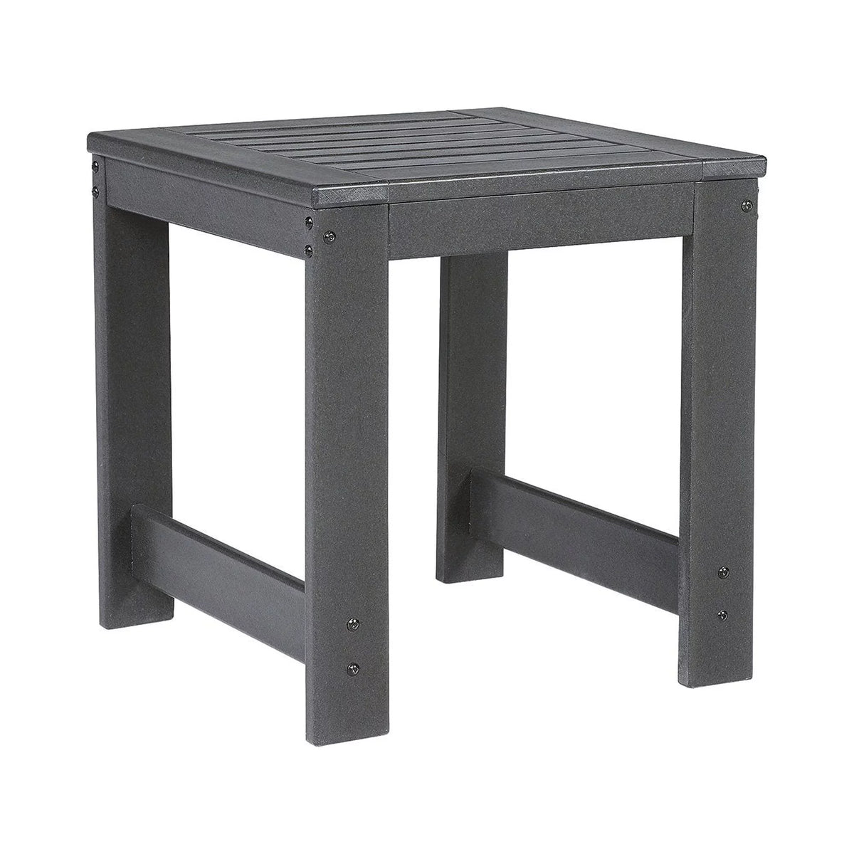 Charcoal Gray Outdoor End Table V24112