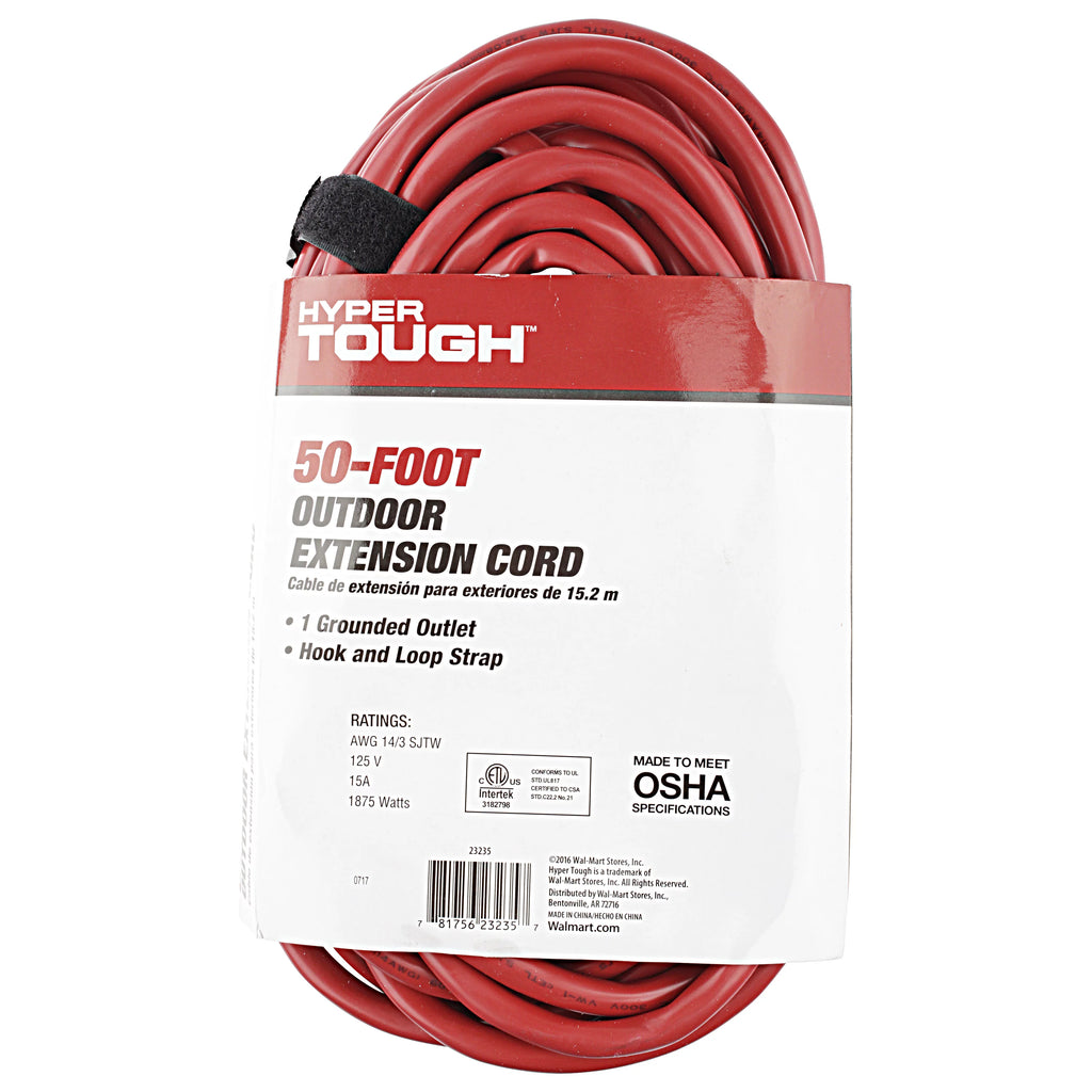 50FT 14AWG 3 Prong Extension Cord X998
