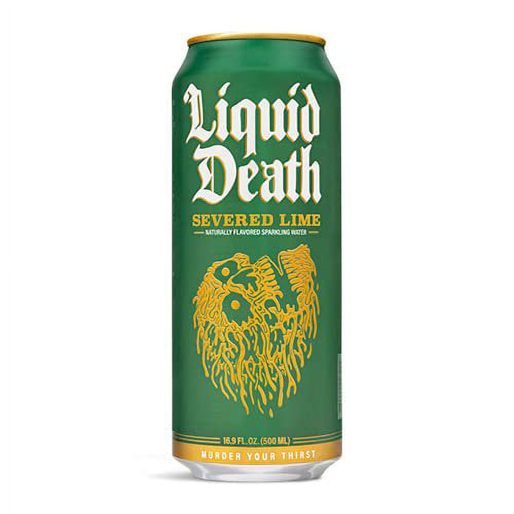 Sparkling Water Severed Lime, 16.9 Fl Oz, 16 Cans N664685